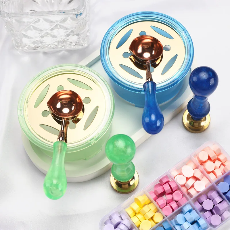 Wax Seal Stamp Set - Conjunto de 2 Peças: Carimbos de