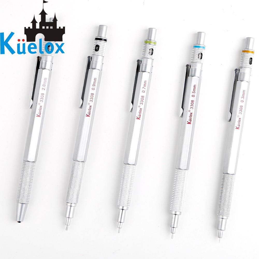 Mechanical Pencil 0.3 - Lápis mecânico de metal completo KUELOX,