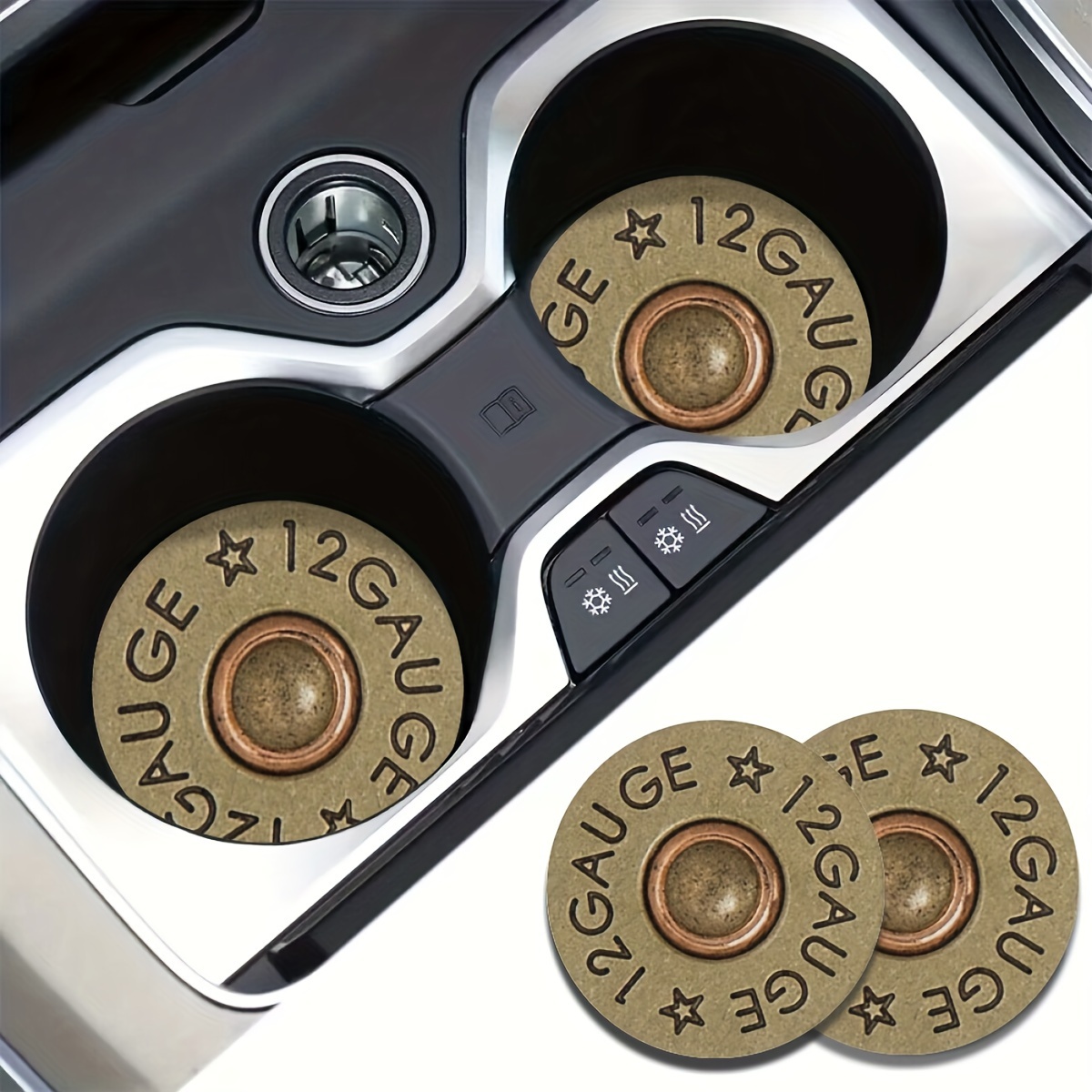 Leather Desk Pad - Porta-copos de carro com design de