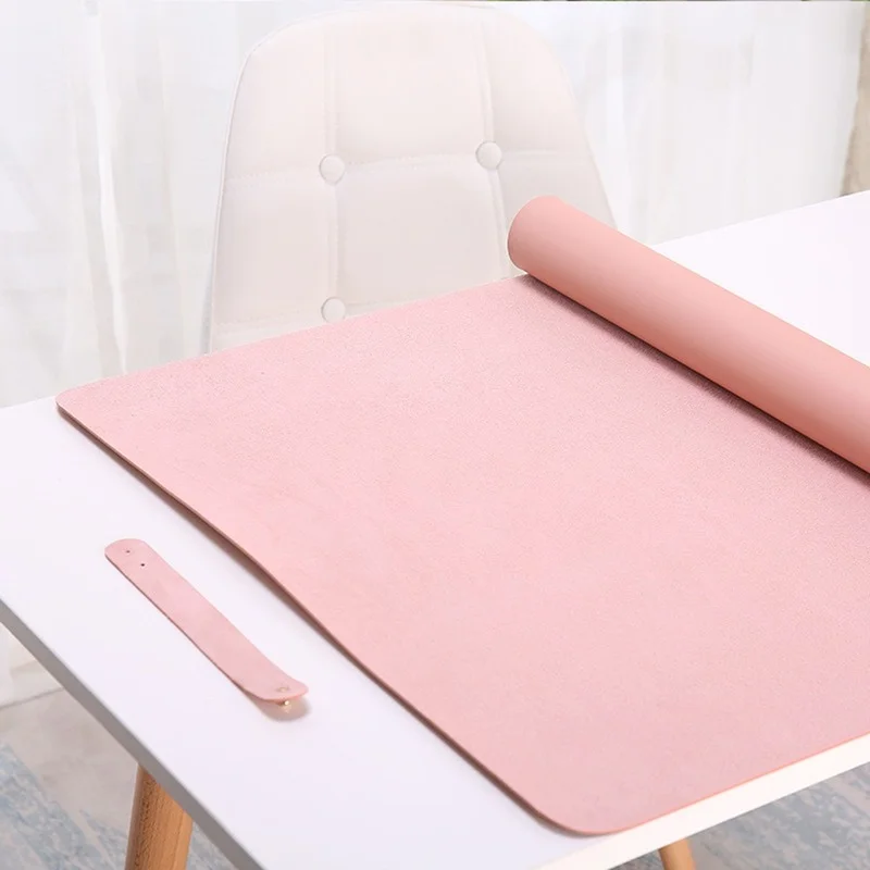 Leather Desk Pad - Desk Mat Set para jogos de