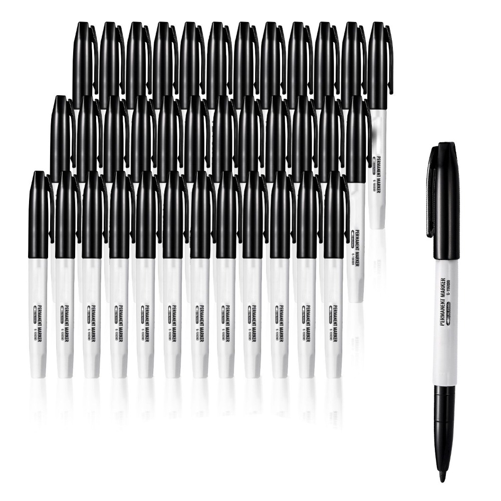 Correction Pen Fine - Marcadores permanentes, conjunto de 36 marcadores