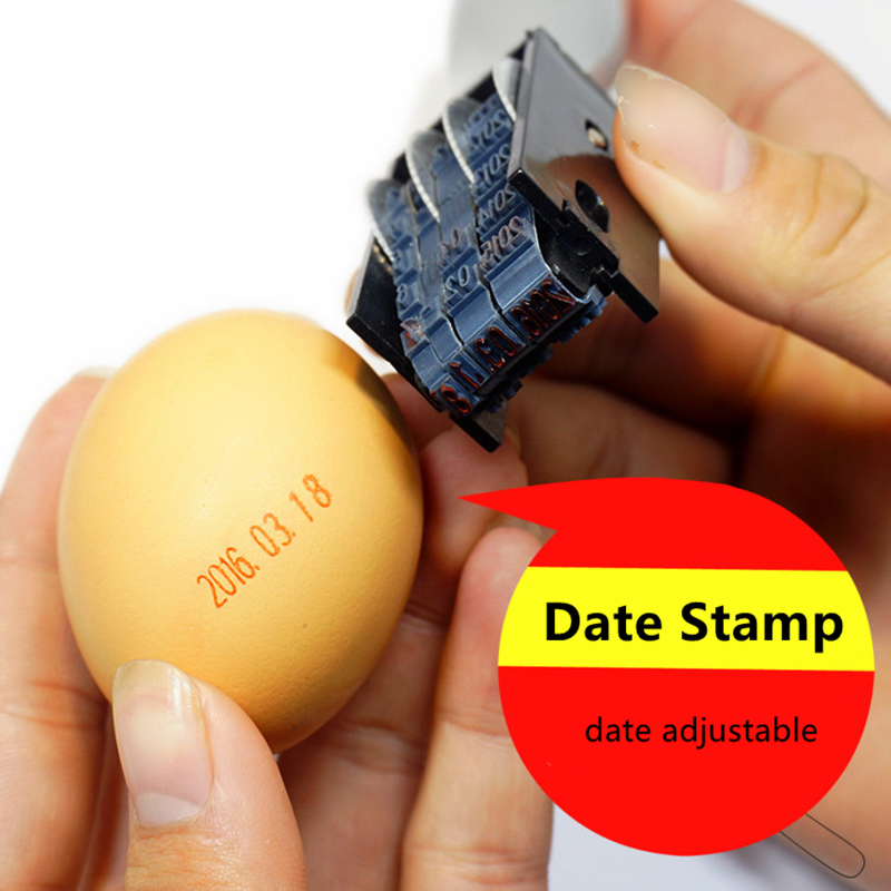 Carimbos de Data Portáteis par - Rubber Date Stamp avaliação e preço