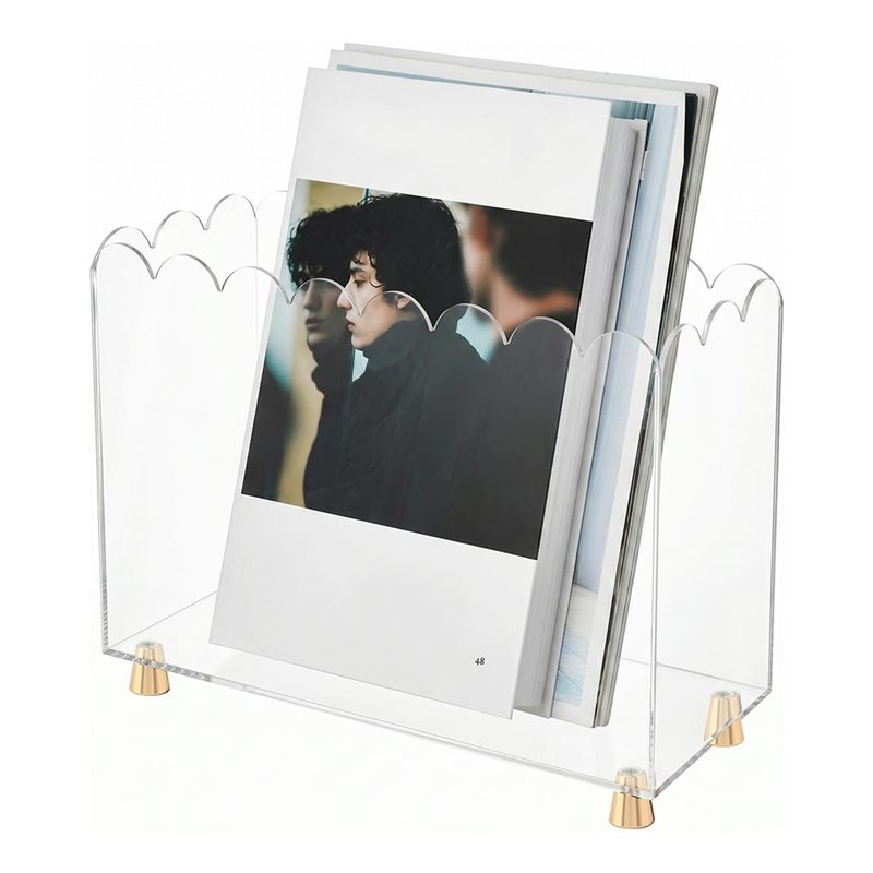 Suporte de revistas de acrílic - Magazine Holder Rack avaliação e preço