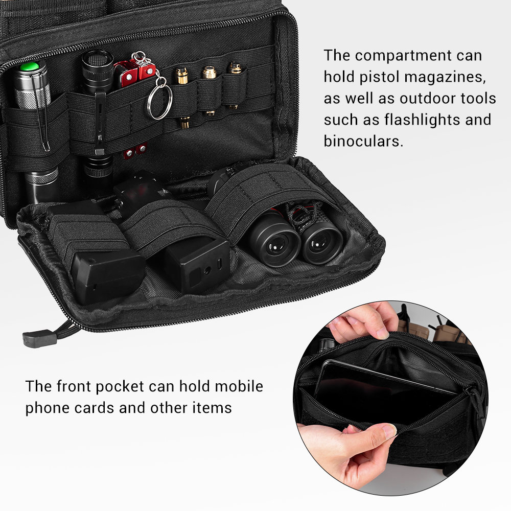 Molle revista bolsa triplo mag - Magazine Holder Rack avaliação e preço