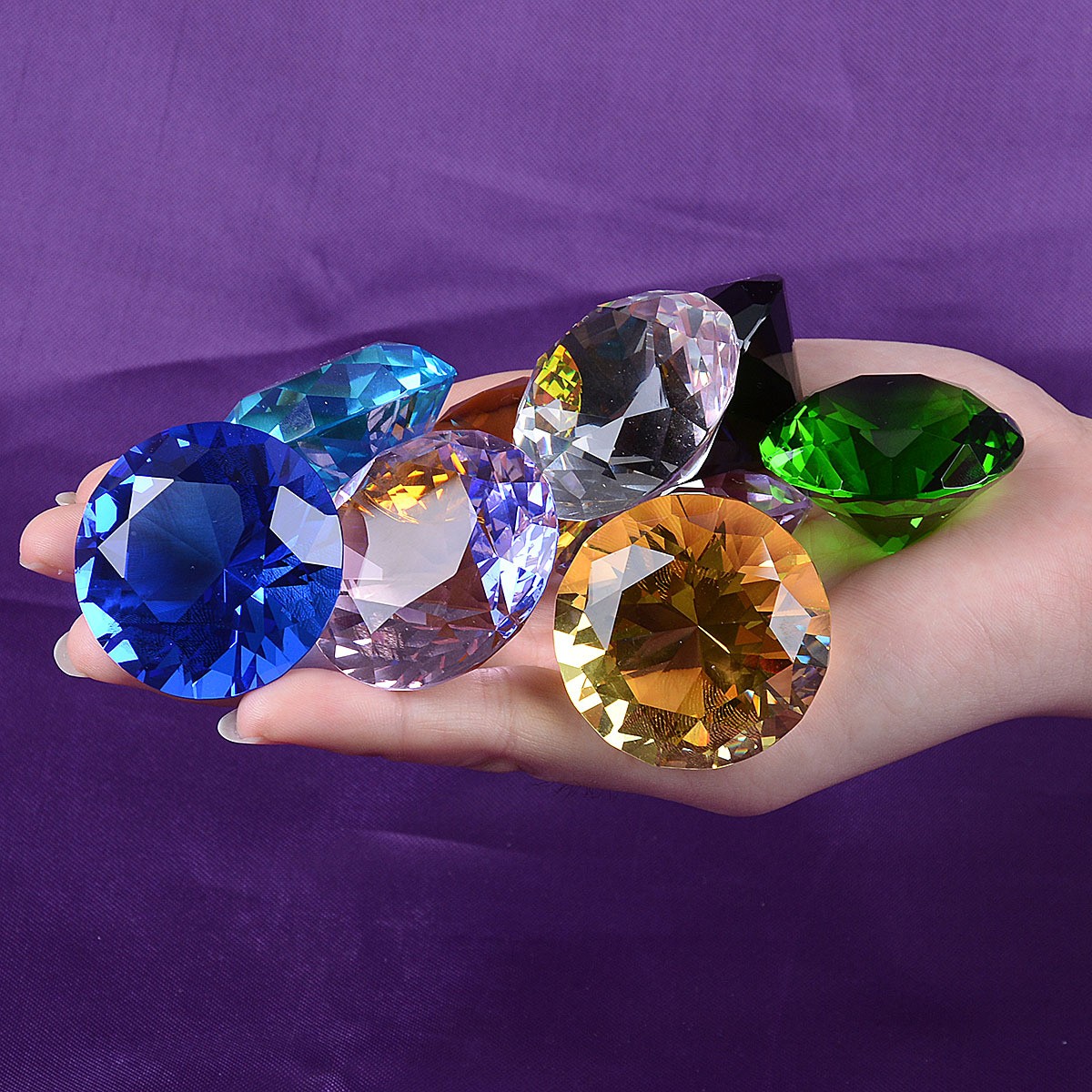 1 pçs cristal diamante em form - Paper Weight Crystal avaliação e preço