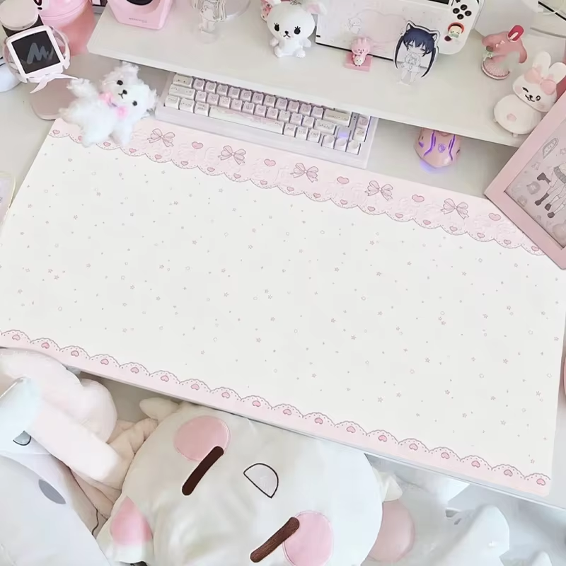 Mouse Pad de Couro PU Rosa Doc - Leather Desk Pad avaliação e preço