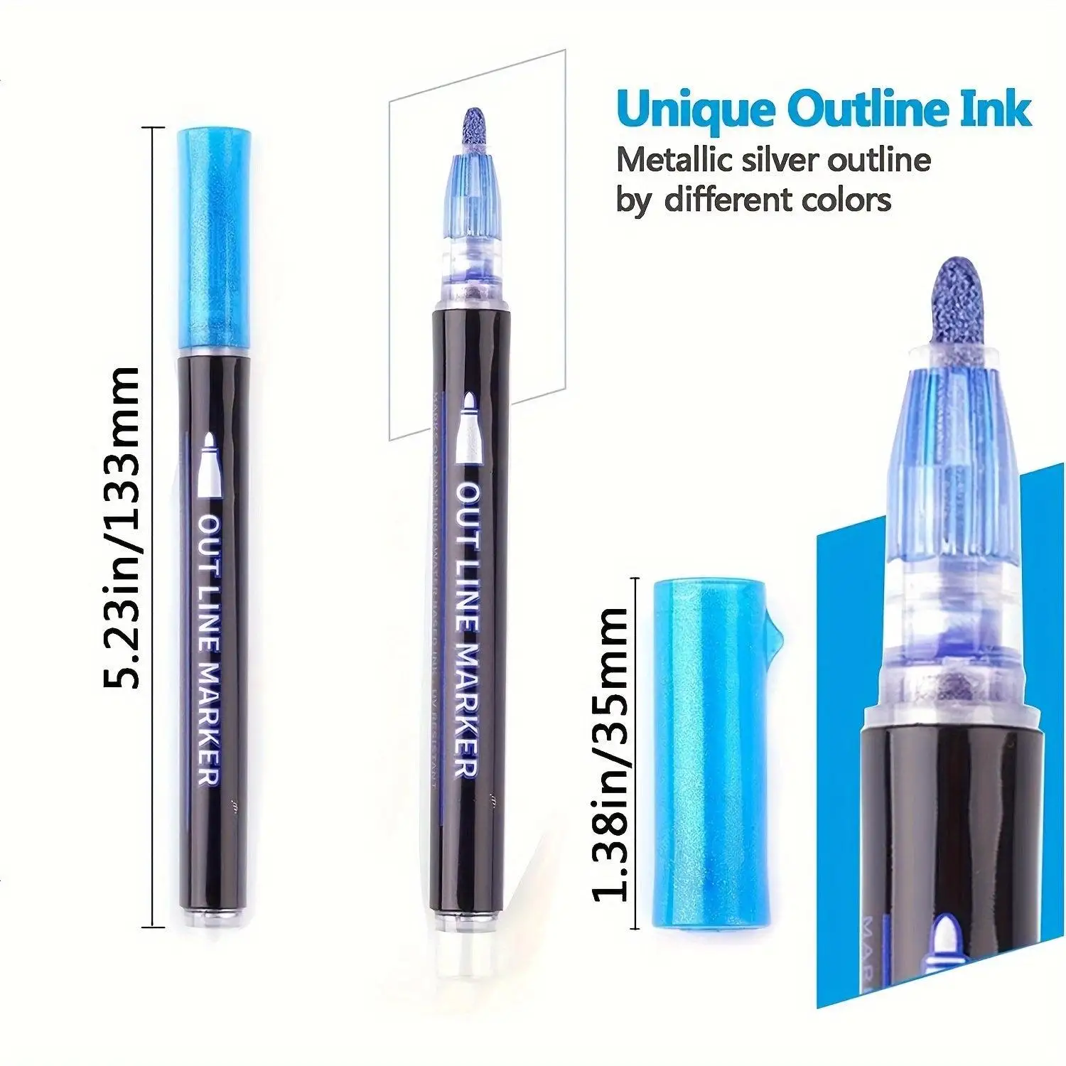 Canetas Artísticas Metálicas d - Correction Pen Fine avaliação e preço